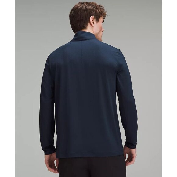 Logo Sport Long Sleeve Half Zip - True Navy - Picture 3 of 7